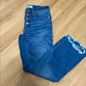 Madewell Cali Demi Boot Chewed Hem